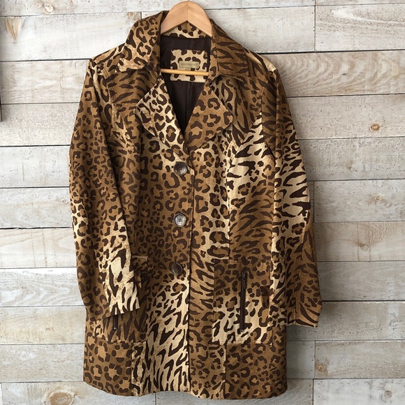 Leopard Print Spring Jacket - Picture 2 of 12